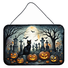 Load image into Gallery viewer, Black Cat Spooky Halloween Wall or Door Hanging Prints