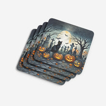 Load image into Gallery viewer, Black Cat Spooky Halloween Foam Coaster