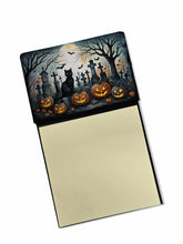 Load image into Gallery viewer, Black Cat Spooky Halloween Sticky Note Holder- Refiilable Desk Accessory Note Pad
