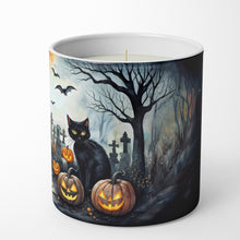 Load image into Gallery viewer, Black Cat Spooky Halloween Decorative Soy Candle