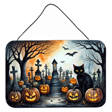 Load image into Gallery viewer, Black Cat Spooky Halloween Wall or Door Hanging Prints