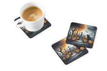 Load image into Gallery viewer, Black Cat Spooky Halloween Foam Coaster