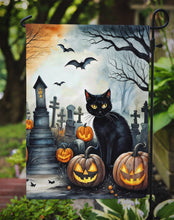 Load image into Gallery viewer, Black Cat Spooky Halloween Garden Flag – Outdoor Decorative Yard Flag