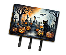 Load image into Gallery viewer, Black Cat Spooky Halloween Leash or Key Holder