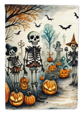 Load image into Gallery viewer, Calacas Skeletons Spooky Halloween House Flag