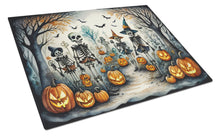 Load image into Gallery viewer, Calacas Skeletons Spooky Halloween Glass Cutting Boards – Durable, Decorative Kitchen Art Large