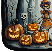 Load image into Gallery viewer, Calacas Skeletons Spooky Halloween Dish Drying Mat