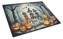 Load image into Gallery viewer, Calacas Skeletons Spooky Halloween Glass Cutting Boards – Durable, Decorative Kitchen Art Large