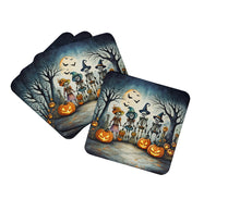 Load image into Gallery viewer, Calacas Skeletons Spooky Halloween Foam Coaster