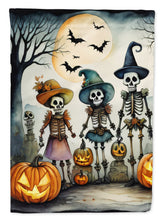 Load image into Gallery viewer, Calacas Skeletons Spooky Halloween Garden Flag – Outdoor Decorative Yard Flag
