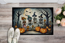 Load image into Gallery viewer, Calacas Skeletons Spooky Halloween Doormat - 24x36 Decorative Floor Mat – Indoor/Outdoor Rug with Artistic Flair