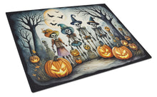 Load image into Gallery viewer, Calacas Skeletons Spooky Halloween Glass Cutting Boards – Durable, Decorative Kitchen Art Large