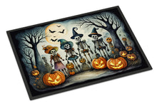 Load image into Gallery viewer, Calacas Skeletons Spooky Halloween Doormat -  18x27 Decorative Floor Mat – Indoor/Outdoor Rug
