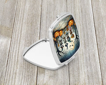 Load image into Gallery viewer, Calacas Skeletons Spooky Halloween Compact Mirror – Stylish Purse Mirror with Artistic Covers