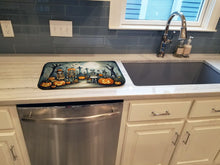 Load image into Gallery viewer, Calacas Skeletons Spooky Halloween Dish Drying Mat