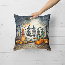 Load image into Gallery viewer, Calacas Skeletons Spooky Halloween Fabric Decorative Pillow