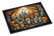 Load image into Gallery viewer, Calaveras Sugar Skulls Spooky Halloween Doormat - 24x36 Decorative Floor Mat – Indoor/Outdoor Rug with Artistic Flair