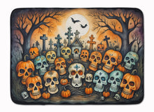 Load image into Gallery viewer, Calaveras Sugar Skulls Spooky Halloween Memory Foam Kitchen Mat