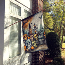 Load image into Gallery viewer, Calaveras Sugar Skulls Spooky Halloween House Flag