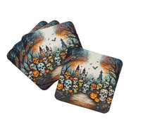 Load image into Gallery viewer, Calaveras Sugar Skulls Spooky Halloween Foam Coaster