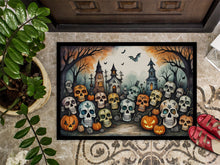 Load image into Gallery viewer, Calaveras Sugar Skulls Spooky Halloween Doormat - 24x36 Decorative Floor Mat – Indoor/Outdoor Rug with Artistic Flair