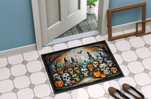 Load image into Gallery viewer, Calaveras Sugar Skulls Spooky Halloween Doormat -  18x27 Decorative Floor Mat – Indoor/Outdoor Rug