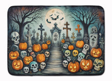 Load image into Gallery viewer, Calaveras Sugar Skulls Spooky Halloween Memory Foam Kitchen Mat