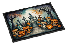 Load image into Gallery viewer, Calaveras Sugar Skulls Spooky Halloween Doormat - 24x36 Decorative Floor Mat – Indoor/Outdoor Rug with Artistic Flair