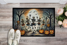 Load image into Gallery viewer, Dancing Skeletons Spooky Halloween Doormat -  18x27 Decorative Floor Mat – Indoor/Outdoor Rug