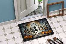Load image into Gallery viewer, Dancing Skeletons Spooky Halloween Doormat -  18x27 Decorative Floor Mat – Indoor/Outdoor Rug