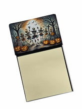 Load image into Gallery viewer, Dancing Skeletons Spooky Halloween Sticky Note Holder- Refiilable Desk Accessory Note Pad