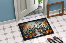 Load image into Gallery viewer, Day of the Dead Spooky Halloween Doormat -  18x27 Decorative Floor Mat – Indoor/Outdoor Rug