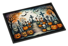Load image into Gallery viewer, Day of the Dead Spooky Halloween Doormat -  18x27 Decorative Floor Mat – Indoor/Outdoor Rug