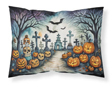 Load image into Gallery viewer, Day of the Dead Spooky Halloween Fabric Standard Pillowcase – Artistic Decorative Front, White Back