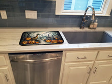 Load image into Gallery viewer, Dinosaurs Spooky Halloween Dish Drying Mat