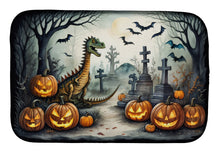 Load image into Gallery viewer, Dinosaurs Spooky Halloween Dish Drying Mat
