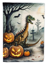 Load image into Gallery viewer, Dinosaurs Spooky Halloween Garden Flag – Outdoor Decorative Yard Flag