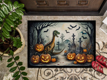 Load image into Gallery viewer, Dinosaurs Spooky Halloween Doormat -  18x27 Decorative Floor Mat – Indoor/Outdoor Rug
