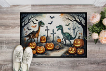 Load image into Gallery viewer, Dinosaurs Spooky Halloween Doormat -  18x27 Decorative Floor Mat – Indoor/Outdoor Rug