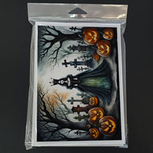 Load image into Gallery viewer, Evil Queen Spooky Halloween Greeting Cards -  Blank Note Cards – 8-Pack of Artist-Designed Cards with Envelopes