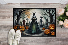 Load image into Gallery viewer, Evil Queen Spooky Halloween Doormat -  18x27 Decorative Floor Mat – Indoor/Outdoor Rug