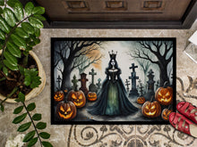 Load image into Gallery viewer, Evil Queen Spooky Halloween Doormat -  18x27 Decorative Floor Mat – Indoor/Outdoor Rug
