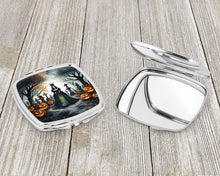 Load image into Gallery viewer, Evil Queen Spooky Halloween Compact Mirror – Stylish Purse Mirror with Artistic Covers