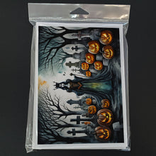 Load image into Gallery viewer, Evil Queen Spooky Halloween Greeting Cards -  Blank Note Cards – 8-Pack of Artist-Designed Cards with Envelopes