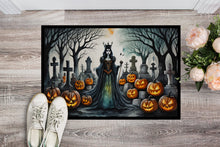Load image into Gallery viewer, Evil Queen Spooky Halloween Doormat -  18x27 Decorative Floor Mat – Indoor/Outdoor Rug