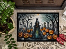 Load image into Gallery viewer, Evil Queen Spooky Halloween Doormat -  18x27 Decorative Floor Mat – Indoor/Outdoor Rug