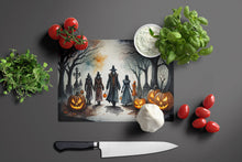 Load image into Gallery viewer, Vampires Spooky Halloween Glass Cutting Boards – Durable, Decorative Kitchen Art Large