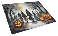 Load image into Gallery viewer, Vampires Spooky Halloween Glass Cutting Boards – Durable, Decorative Kitchen Art Large