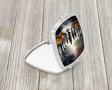 Load image into Gallery viewer, Vampires Spooky Halloween Compact Mirror – Stylish Purse Mirror with Artistic Covers