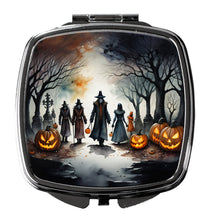 Load image into Gallery viewer, Vampires Spooky Halloween Compact Mirror – Stylish Purse Mirror with Artistic Covers